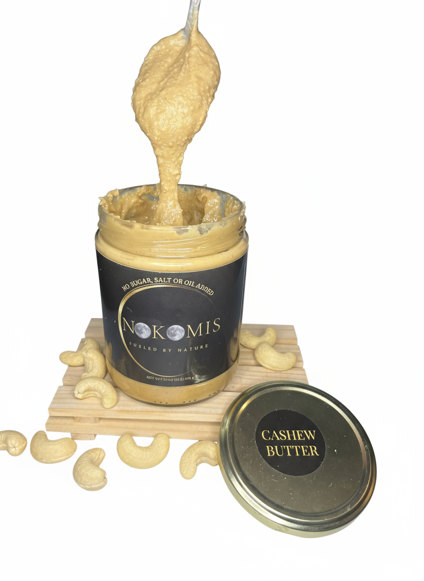 Nokomis Cashew Butter - White Background