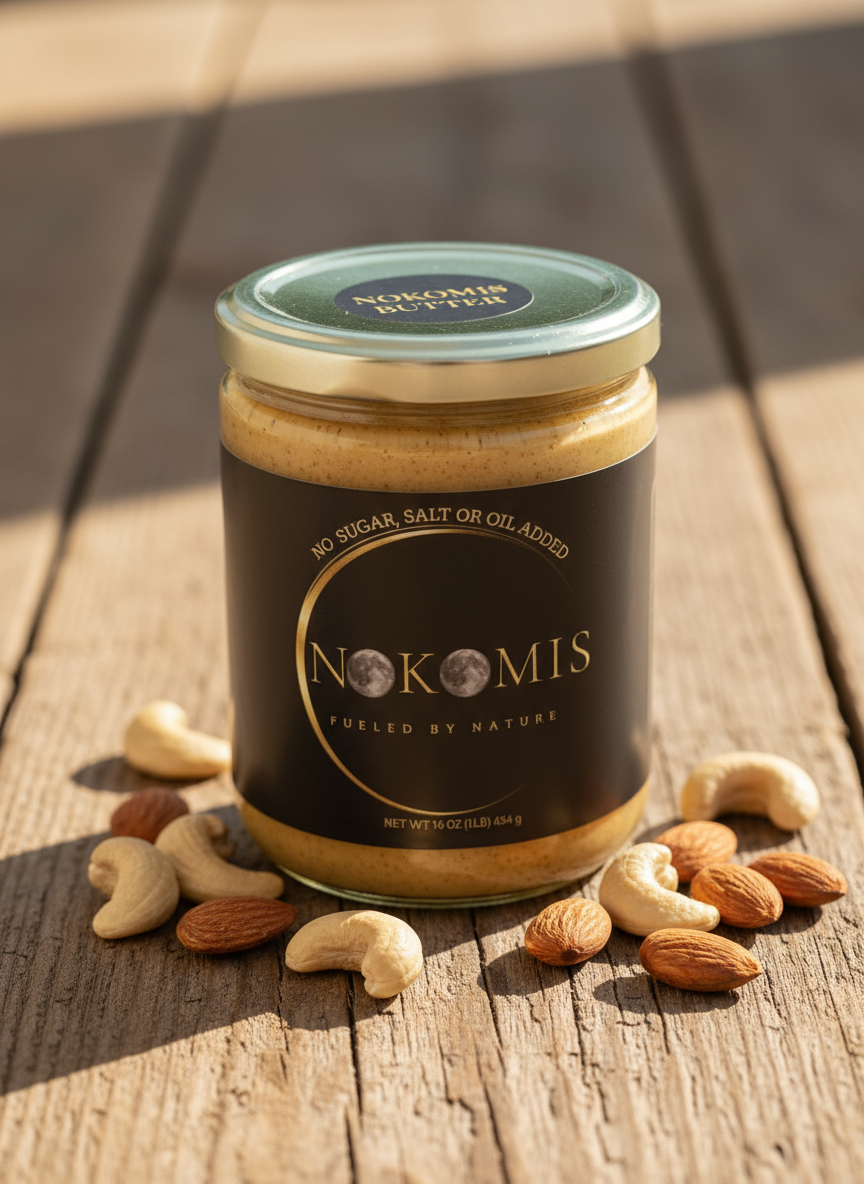 Nokomis Butter with cashews and almonds