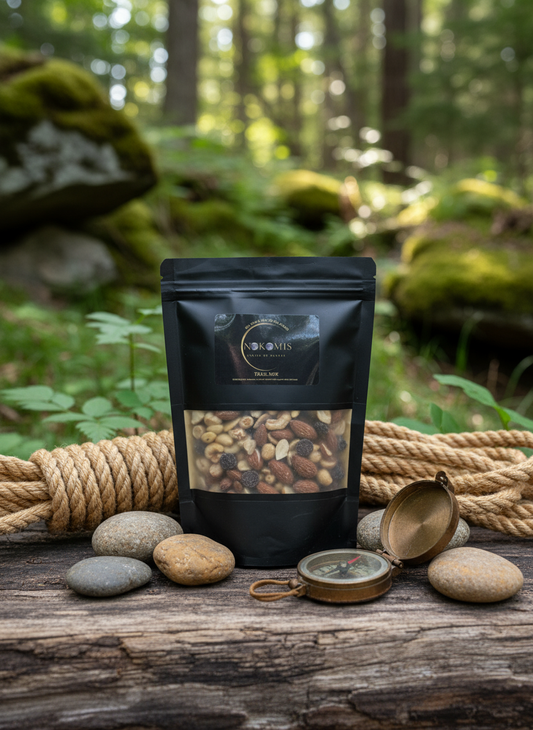 Trail Mix with natural background